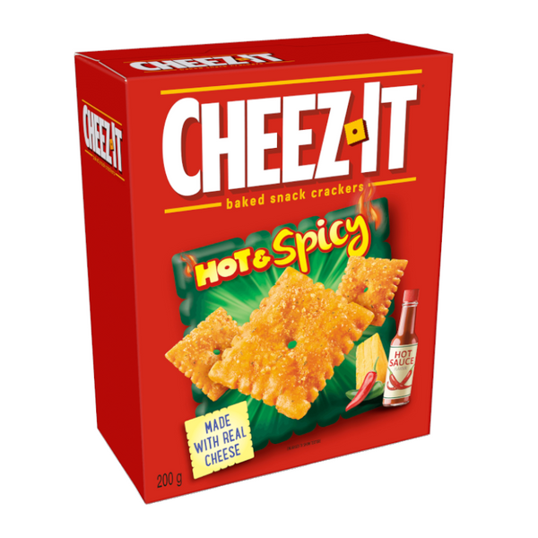 Cheez It Crackers Hot & Spicy (200g)