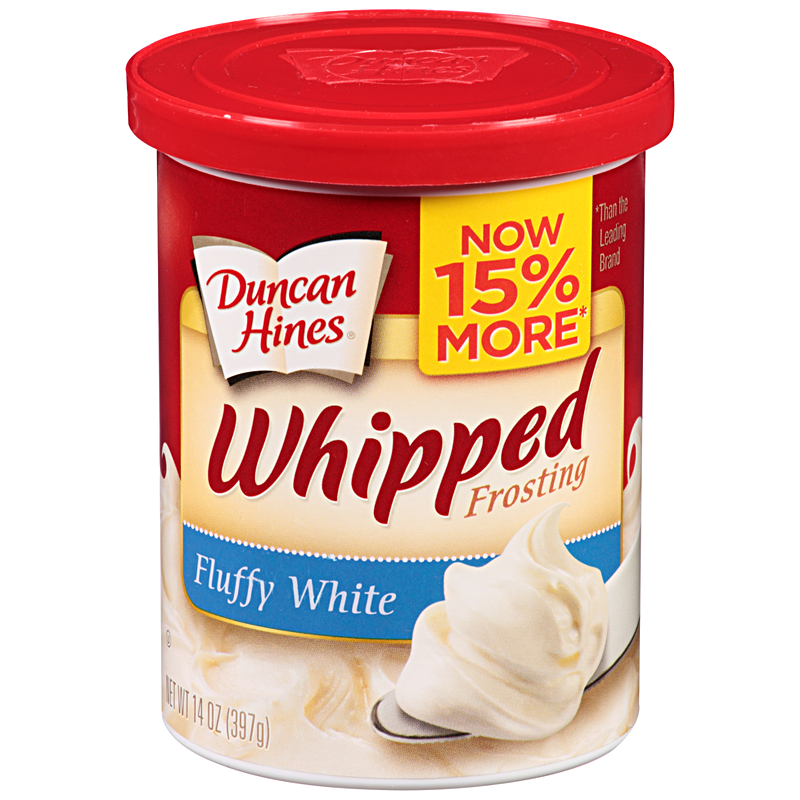 Duncan Hines Whipped Fluffy White Frosting (397g)
