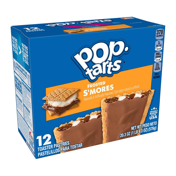 Pop Tarts - Frosted Smores 12-Pack (6 x 2 Toaster Pastries) (576g)