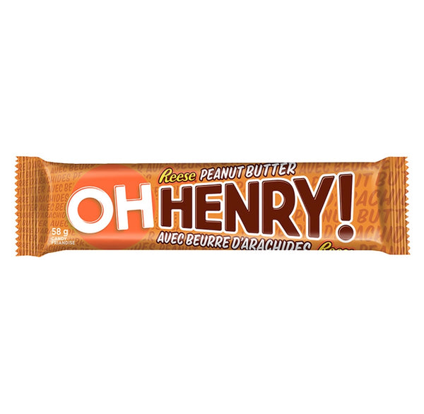 oh Henry with Reeses peanut butter 58g