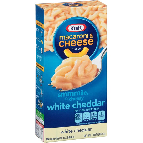 Kraft Macaroni & Cheese White Cheddar (206.9g)