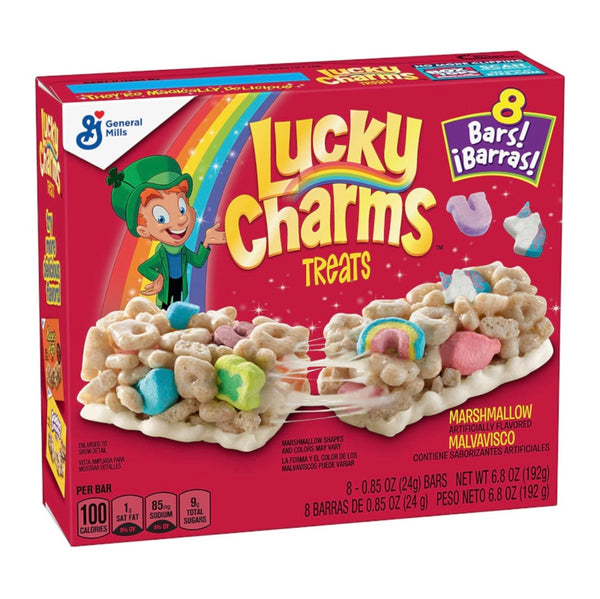 Lucky Charms Treats Cereal Bar Box 192g