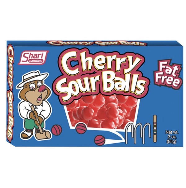 Cherry Sour Balls Theatre Box (85g)