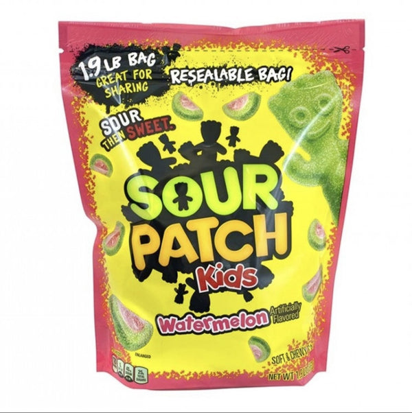 sour patch kids watermelon family size 816g