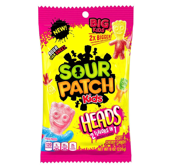 Sour Patch Big Kids Heads (226g)