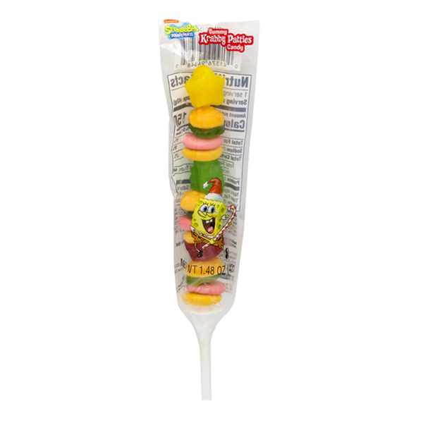 Spongebob Gummy Krabby Patties Kabob (42g)