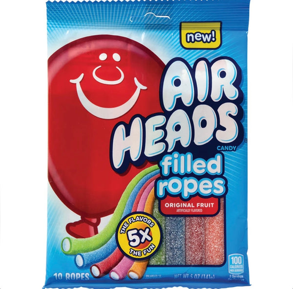 Airheads filled ropes original fruit 141g