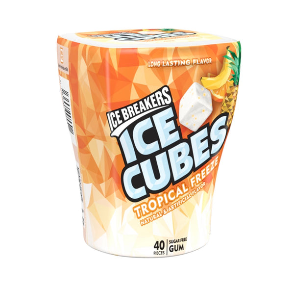 Ice Breakers Ice Cubes Tropical Freeze Gum 92g