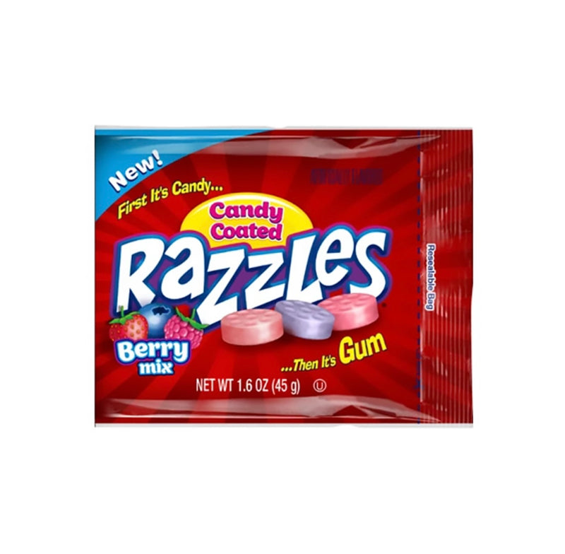 Razzles Candy Coated Berry Mix (45g)