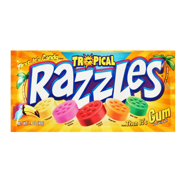 Razzles Tropical Pouch (40g)