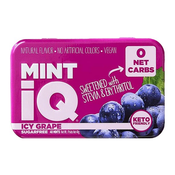 MintiQ Icy Grape Mints (40g)