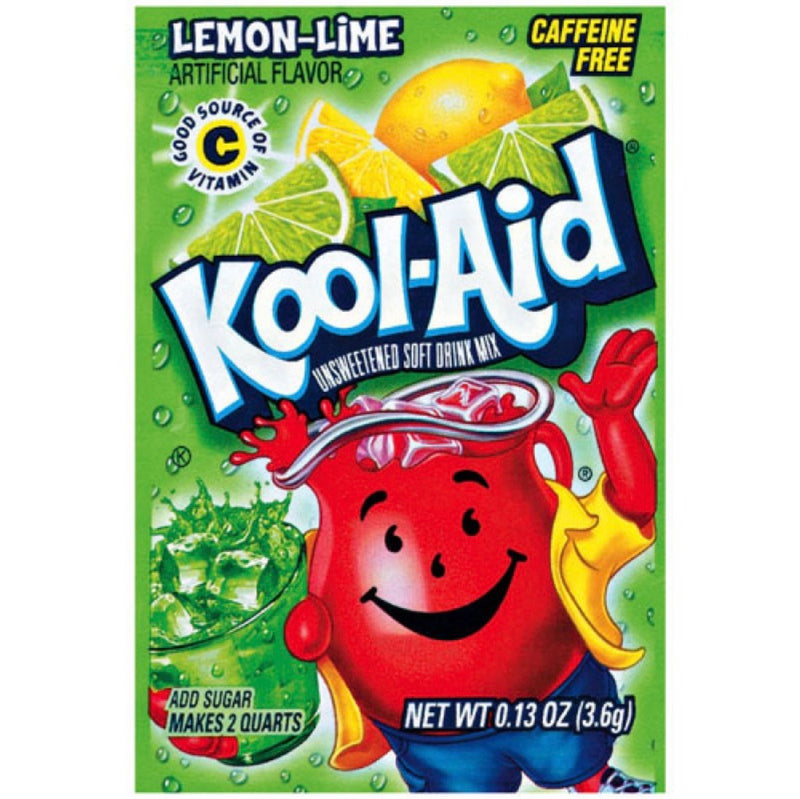 Kool Aid Lemon Lime Drink Mix 3.6g