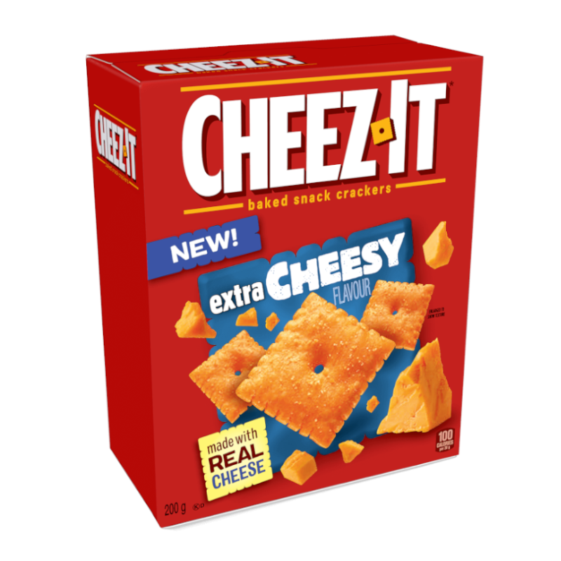 Cheez It Crackers Extra Cheesy (200g)