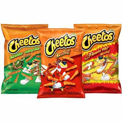 Cheetos Crunchy 3 Pack- Flamin Hot, Crunchy and Jalapeno (678g)