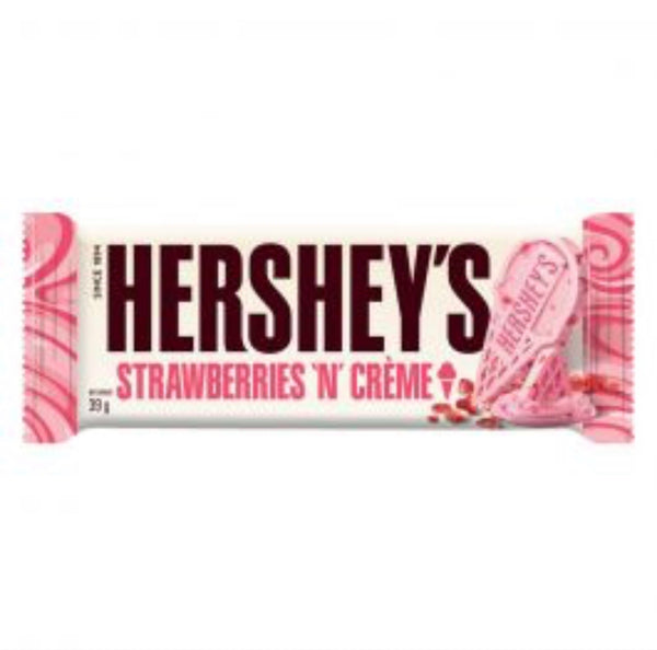 Hersheys Strawberries N Creme Chocolate Bar 39g