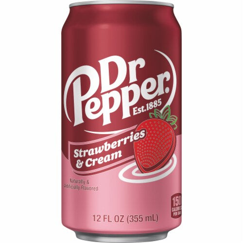 Dr Pepper Strawberries & Cream (355ml)