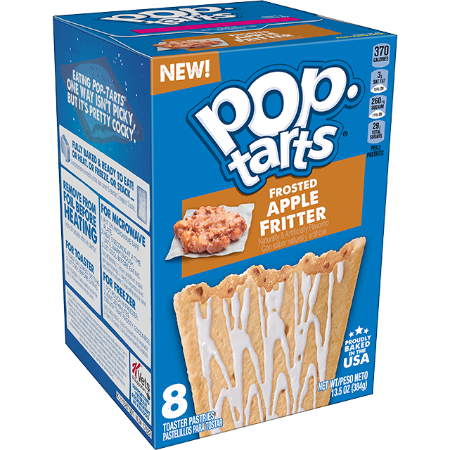 pop tarts apple fritter 384g