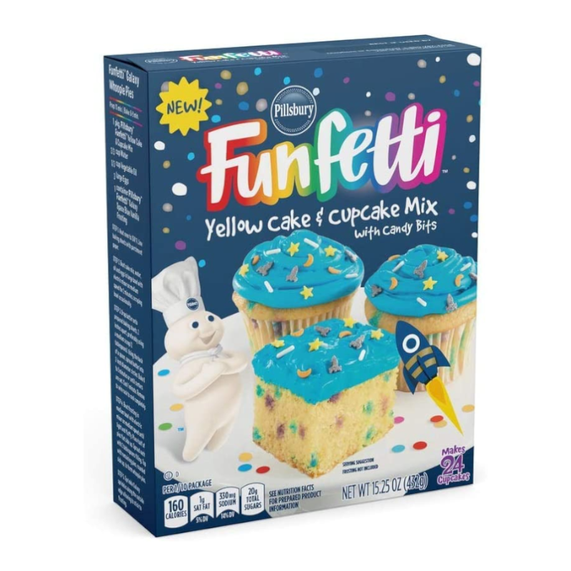 Pillsbury Funfetti Yellow Cake Mix (432g)