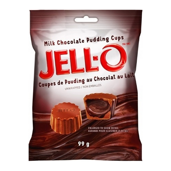 Jell-O Milk Chocolate Pudding Cups Peg Bag (99g)