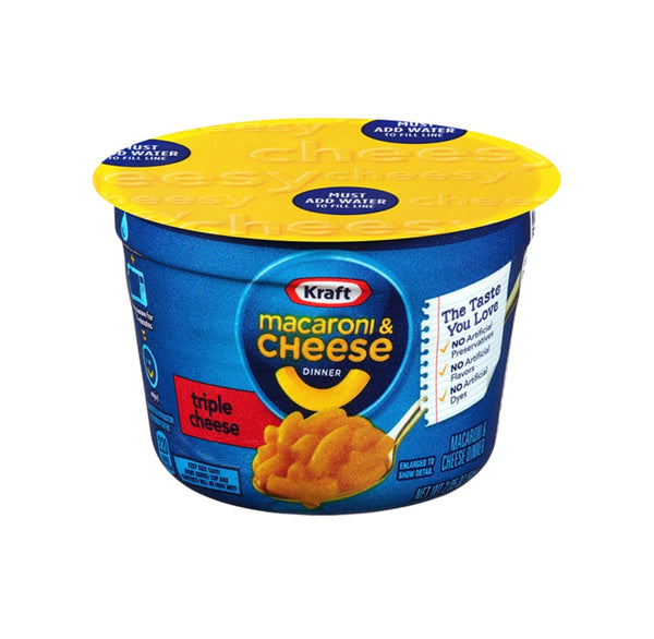 Kraft Easy Mac Cup Triple Cheese (58g)