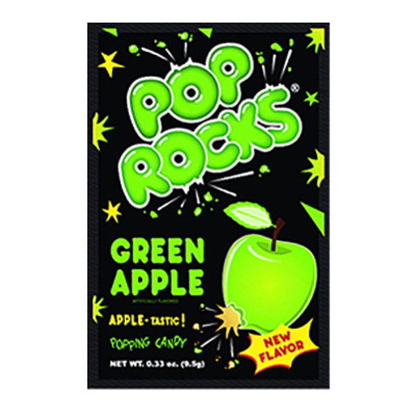 pop rocks green apple popping candy 9.5g
