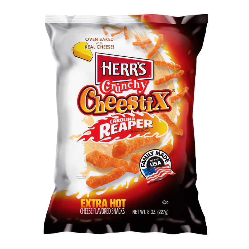 Herr's Carolina Reaper Crunchy Cheestix (227g)
