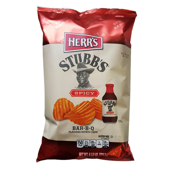 Herr's Stubb's Spicy Bar-B-Q Potato Chips (184.3g)