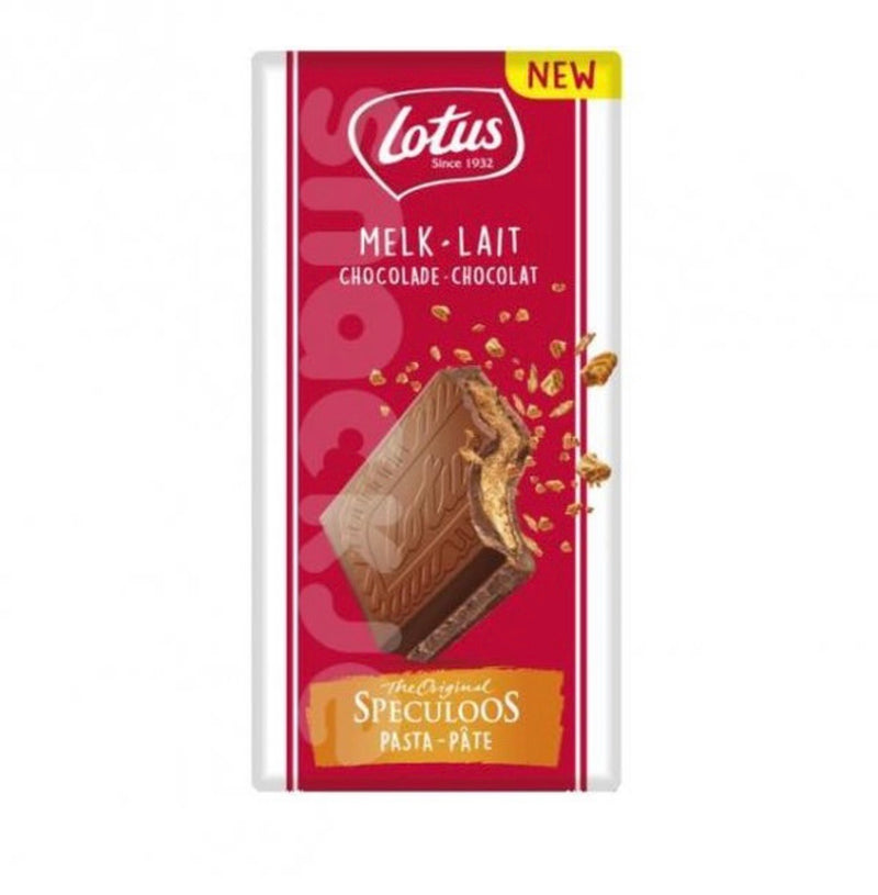 Lotus Biscoff Filled Milk Chocolate Bar 180g