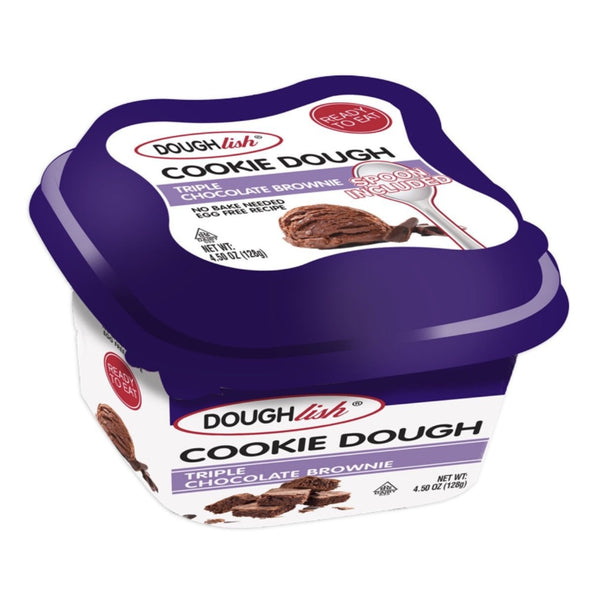 Doughlish Triple Chocolate Brownie Cookie Dough 128g