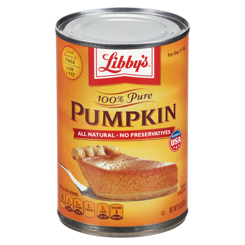 Libbys 100% pure pumpkin 425g