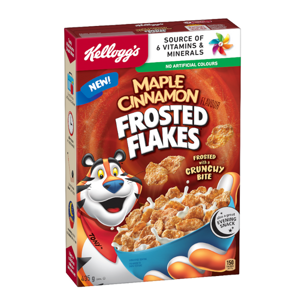 Kellogg's Maple Cinnamon Frosted Flakes (435g)