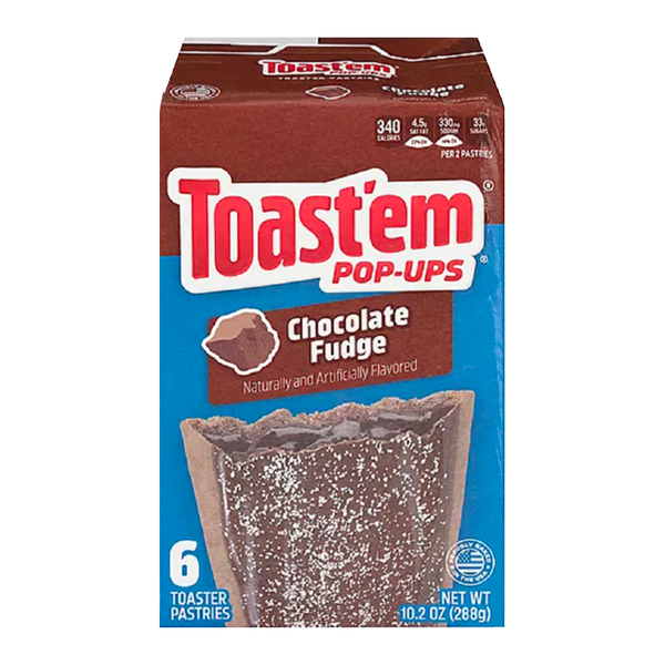 Toast'em POP-UPS - Frosted Chocolate Fudge Toaster Pastries (288g)