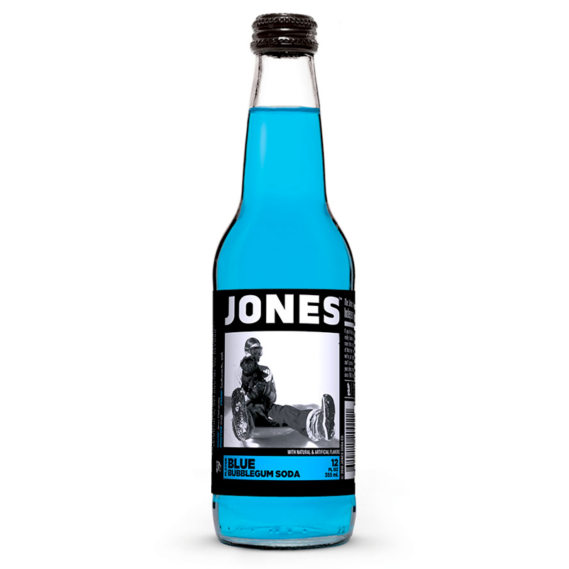 Jones Soda Blue Bubblegum (355ml)