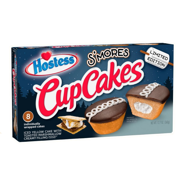 Hostess S'mores Cupcakes Limited Edition- 8 Pack (360g)