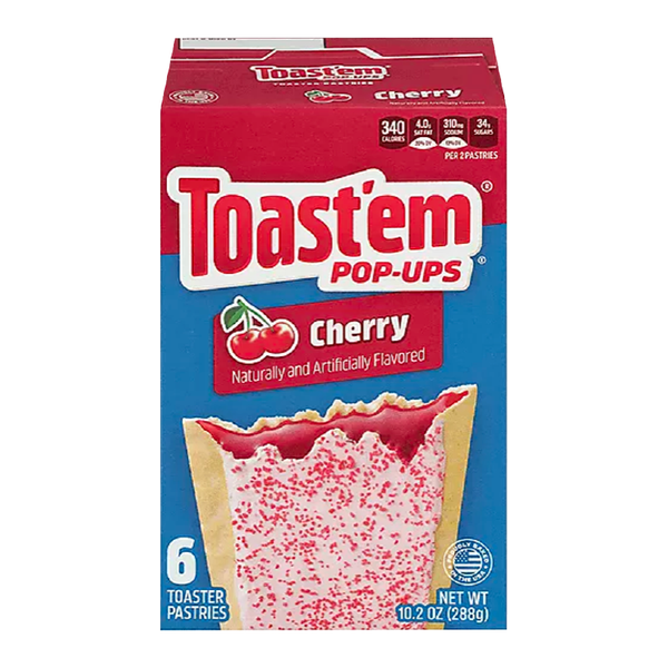 Toast'em POP-UPS - Frosted Cherry Toaster Pastries (288g)