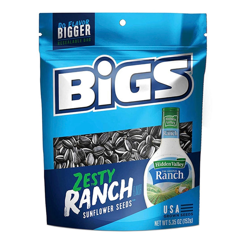 BIGS Sunflower Seeds Zesty Ranch (152g)