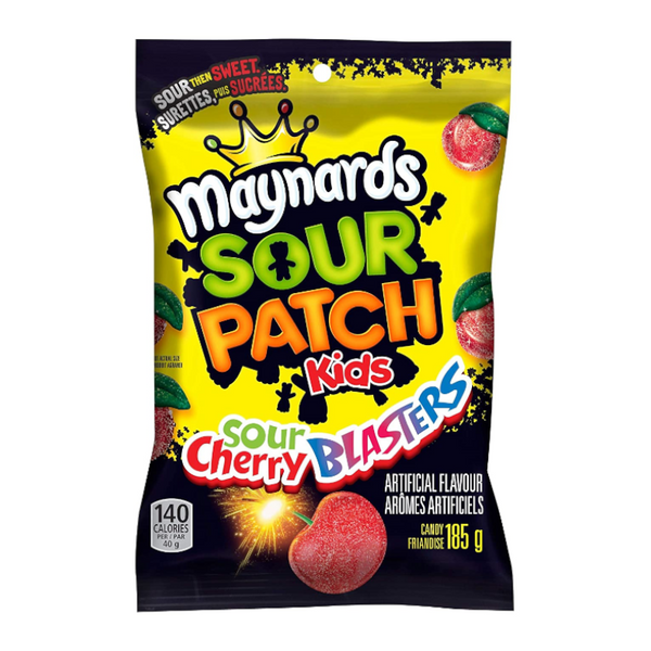 Maynards Sour Patch Kids Sour Cherry Blasters (185g)