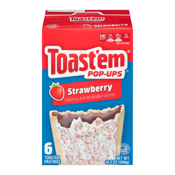 Toast'em POP-UPS - Frosted Strawberry Toaster Pastries (288g)