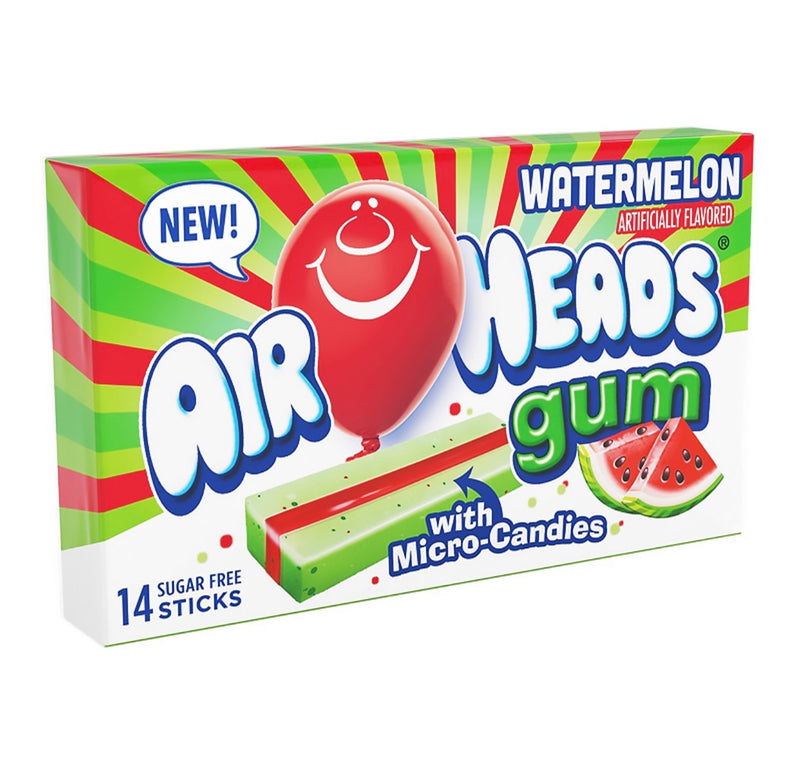 airheads watermelon gum 14 sticks