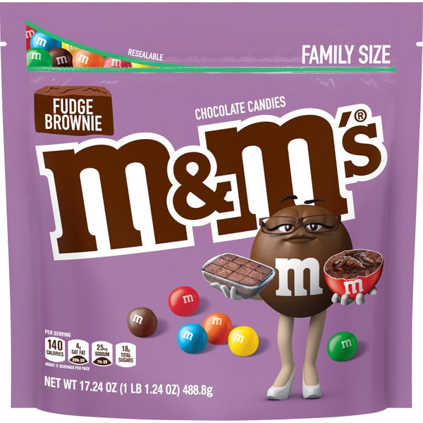 M&m’s Fudge Brownie Family Size (488.8g)