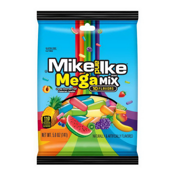 Mike and Ike Mega Mix Peg Bag (141g)