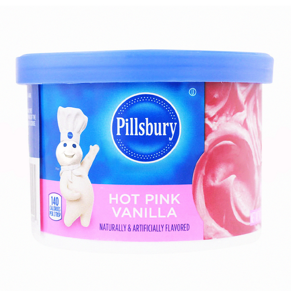 Pillsbury Hot Pink Vanilla Frosting (284g)