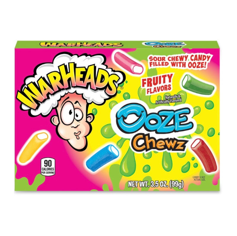 warheads ooze chewz theatre box 99g