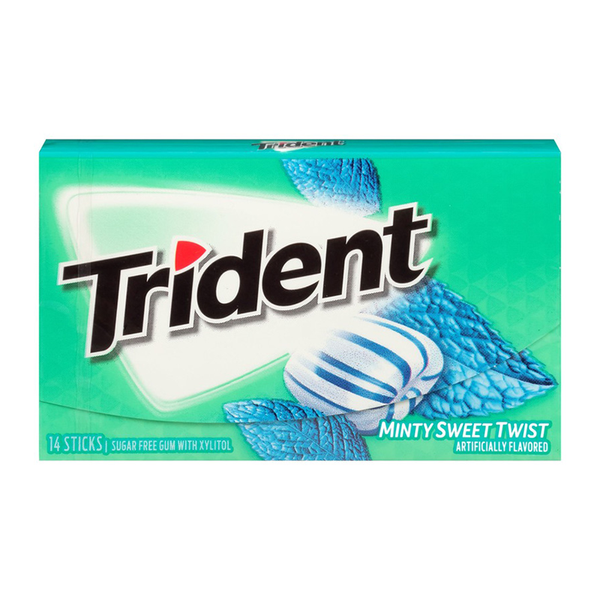 Trident Gum Minty Sweet Twist- 14pc