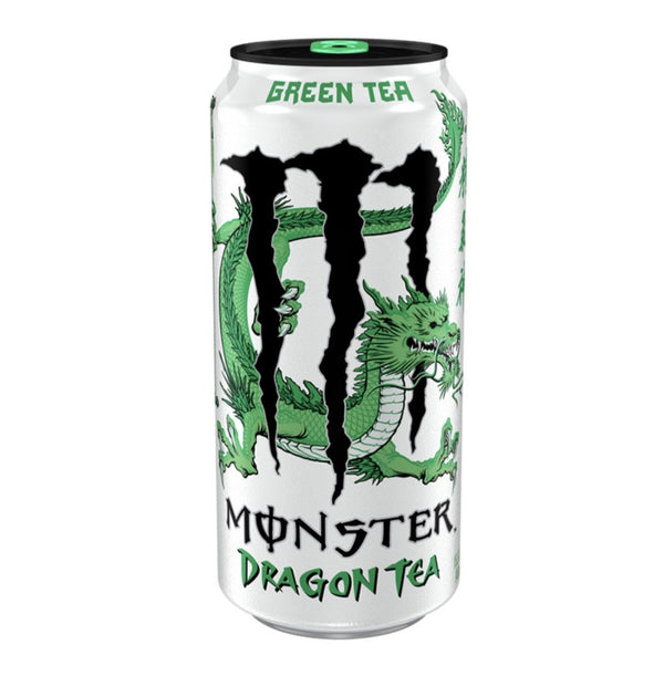 monster dragon green tea can 458ml