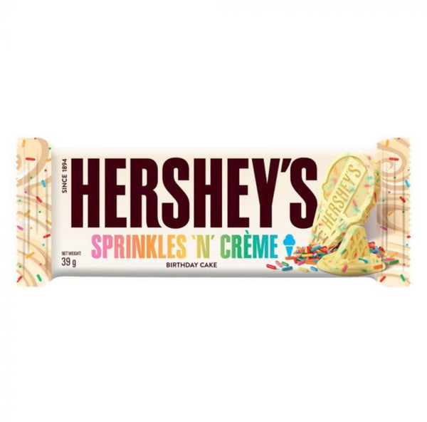 Hersheys Sprinkles N Creme Chocolate Bar 39g