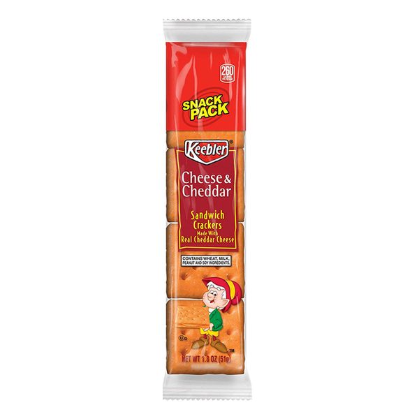Keebler Cheese & Cheddar Sandwich Crackers (51g)
