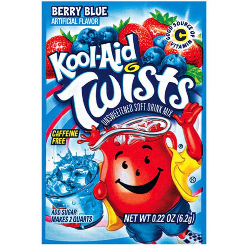 Kool Aid Twists Berry Blue Drink Mix 6.2g