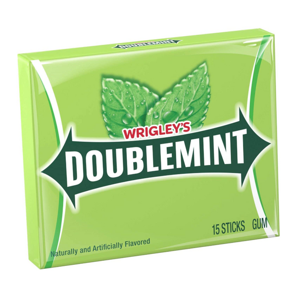 Wrigley’s Doublemint Gum- 15 Stickd