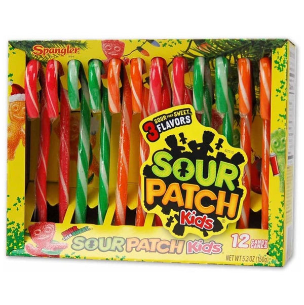 Sour Patch Kids Candy Canes (150g) [Christmas]